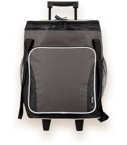 KOOZIE ® Tailgate Rolling Cooler - Charcoal