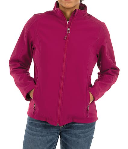 Canada - Coal Harbour Women's Core Fleece Lined Soft Shell Jacket - Other View: 1