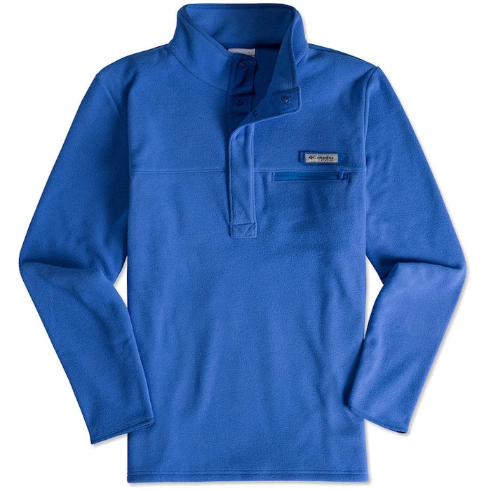 Columbia Harborside Quarter Zip Snap Fleece Pullover