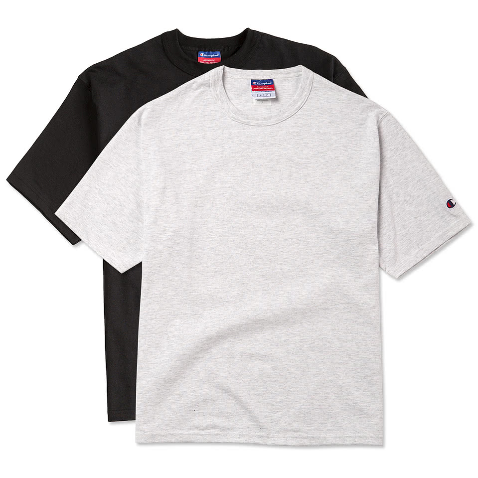 white champion tee shirt