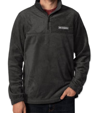 Columbia Steens Mountain Quarter Zip Fleece Pullover - Charcoal Heather