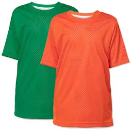 Augusta Youth Short Sleeve Mesh Reversible Jersey