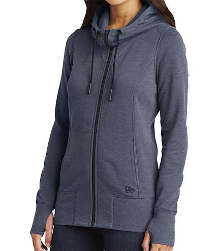 New Era Women's Tri-Blend Zip Hoodie - Other View: 1