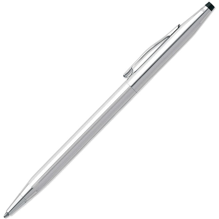 Laser Engraved Cross Classic Century Chrome Ballpoint Pen (black ink)