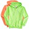 J. America Women's Neon V-Neck Pullover Hoodie