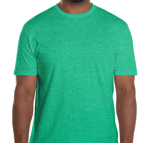 Gildan Softstyle Jersey T-shirt - Color: Heather Irish Green