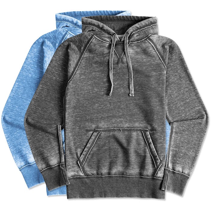 J. America Acid Wash Pullover Hoodie