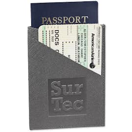 Debossed Modena RFID Slim Passport Wallet