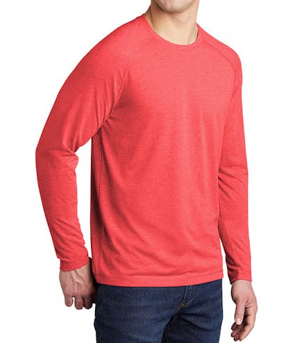 Sport-Tek Tri-Blend Long Sleeve Performance Shirt - Other View: 1