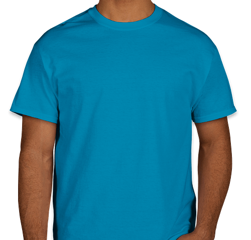 Gildan 100% Cotton T-shirt - Color: Sapphire