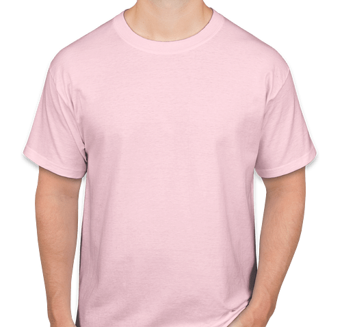Hanes Tagless T-shirt - Color: Pale Pink