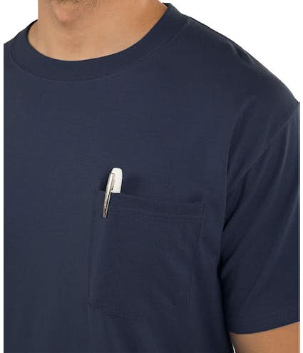 Hanes Workwear Pocket T-shirt - Other View: 3