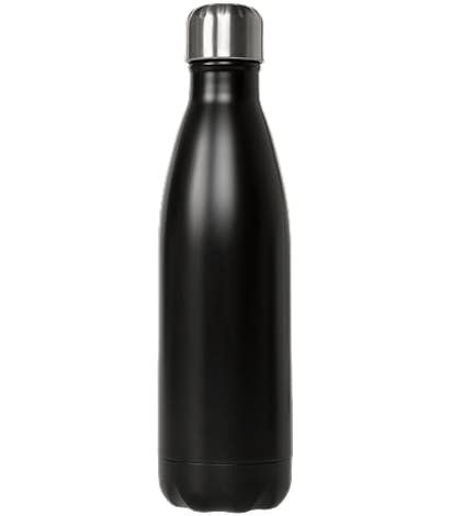 S'well 17 oz. Satin Insulated Water Bottle - Laser Etched - Black