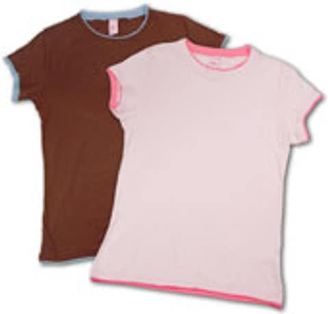 HYP Girly Faux Double Layer T