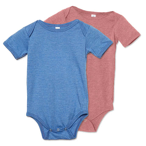 Bella + Canvas Jersey Short-Sleeve Baby Bodysuit