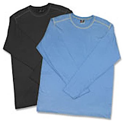 Hanes Contrast Stitch Long Sleeve T