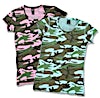 Alternative Apparel Girly Over Dyed Camo T