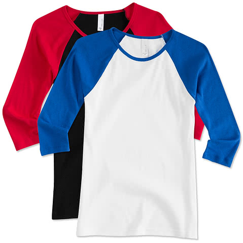 Bella + Canvas Women's Slim Fit Raglan T-shirt
