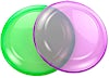 Transparent Frisbees
