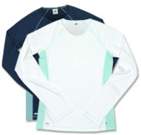 Alo Ladies Long Sleeve Color Block T