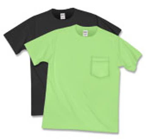 Anvil 100% Cotton T-shirt w/ Pocket