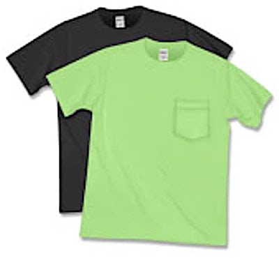 Anvil 100% Cotton T-shirt w/ Pocket