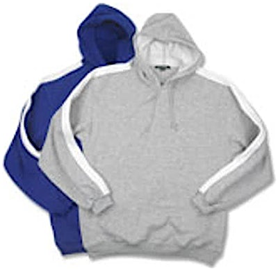 Sport-Tek Pullover Hooded Sweatshirt w/ Stripe