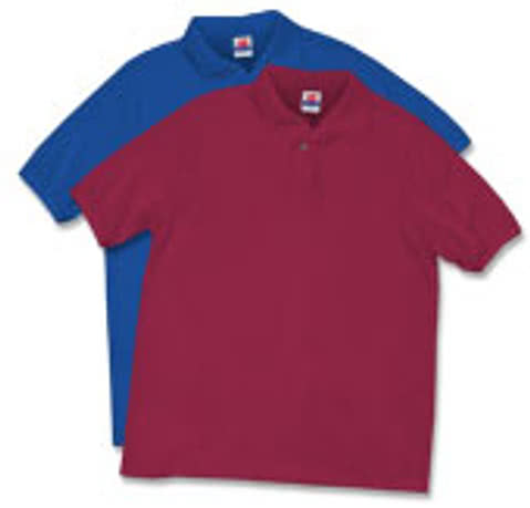 Hanes Stay Clean Jersey Polo