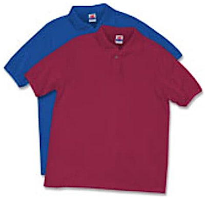 Hanes Stay Clean Jersey Polo