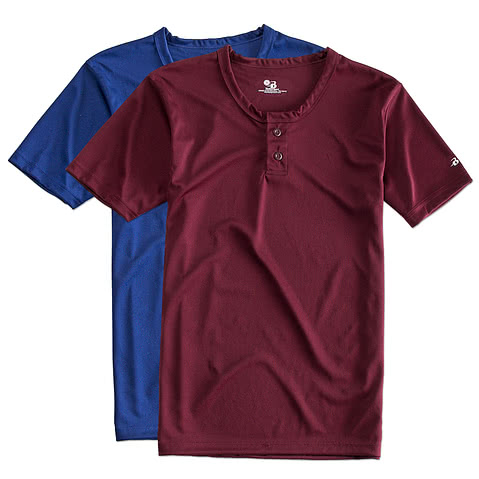 Badger B-Dry Performance Baseball Henley
