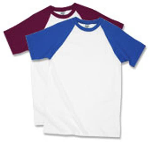 Jerzees Short Sleeve Baseball Raglan