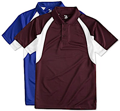 Badger B-Dry Contrast Performance Polo