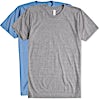 American Apparel USA-Made Tri-Blend Crewneck Track T-shirt