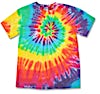 Gildan 100% Cotton Rainbow Tie-Dye T-shirt