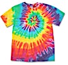 Gildan 100% Cotton Rainbow Tie-Dye T-shirt
