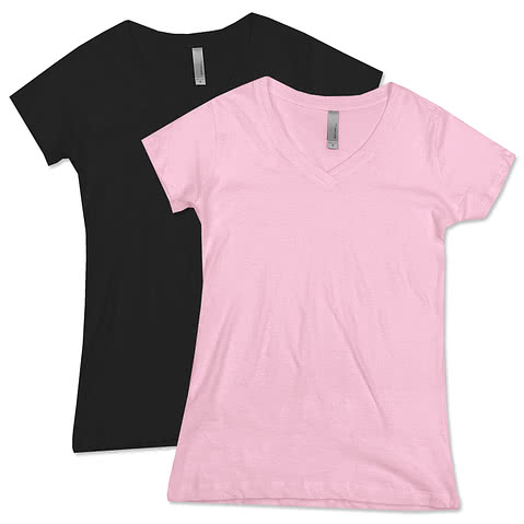 Next Level Juniors Lightweight V-Neck T-shirt