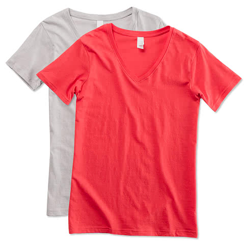 Anvil Women's Lightweight V-Neck T-shirt