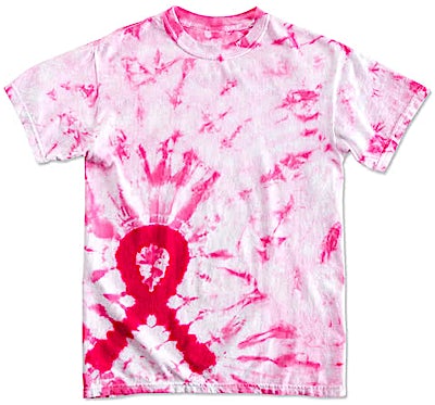 Dyenomite Charity Ribbon Tie-Dye T-shirt