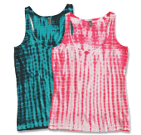 District Girly Tie-Dye Racerback Tank