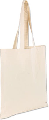 Lightweight 100% Cotton Tote Bag