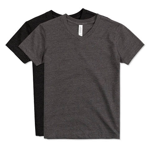 Bella + Canvas Youth Jersey V-Neck T-shirt