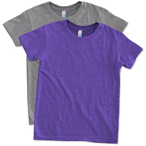 American Apparel USA-Made Youth Tri-Blend T-shirt