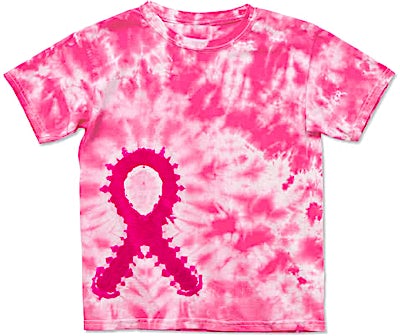 Dyenomite Youth Charity Ribbon Tie-Dye T-shirt