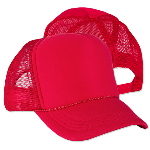 Otto Caps Youth Foam/Mesh Baseball Hat