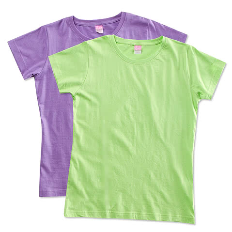 LAT Ladies Longer Length Jersey T-shirt