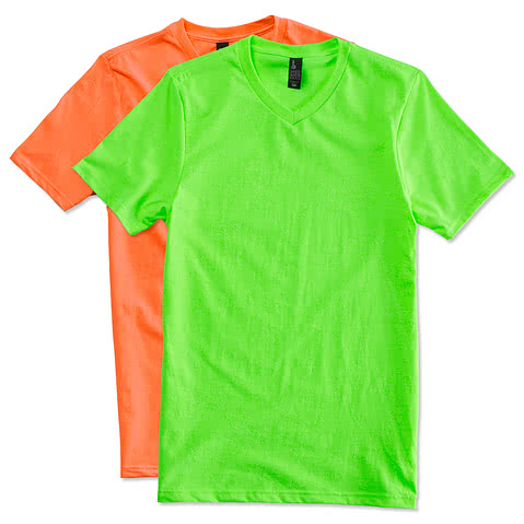 District Neon V-Neck T-shirt