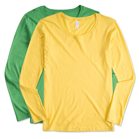 Anvil Women's Lightweight Scoop Neck Long Sleeve T-shirt