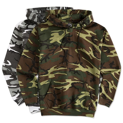 Code Five Camo Pullover Hoodie
