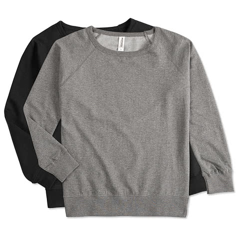 Independent Trading Women's Lightweight Crewneck Sweatshirt