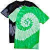 Dyenomite 100% Cotton Two-Tone Spiral Tie-Dye T-shirt